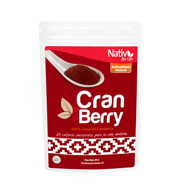 Cranberry polvo liofilizado - Nativ For Life