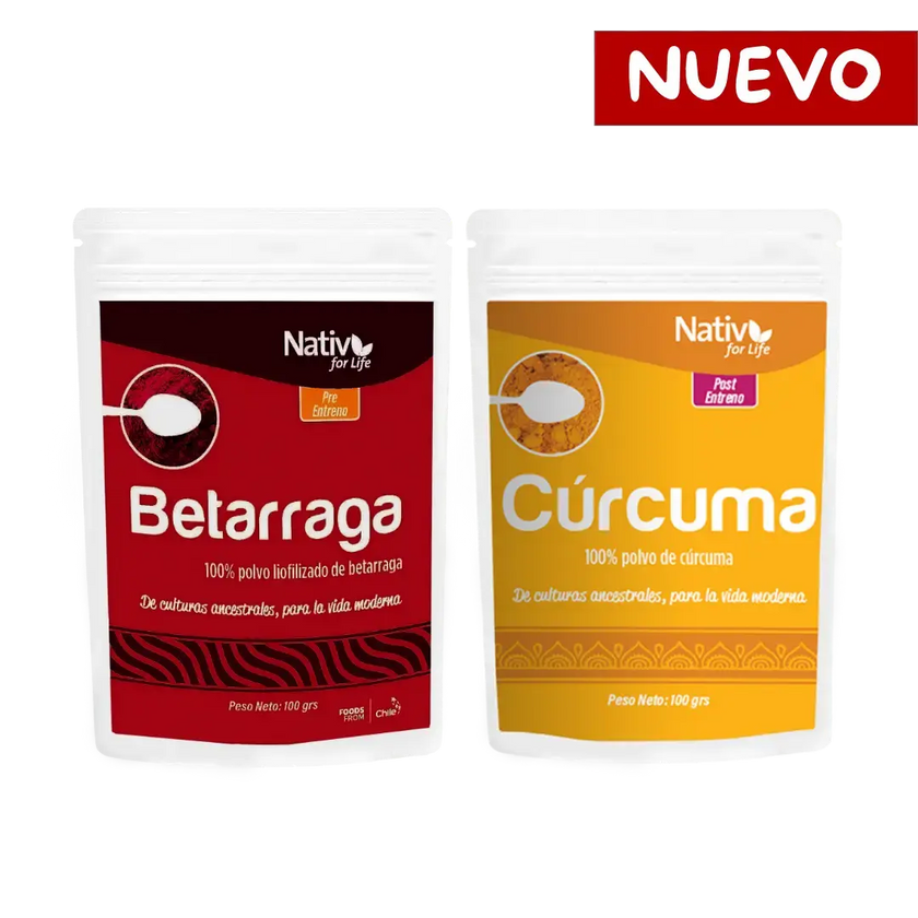 Dúo Betarraga + Cúrcuma - Nativ For Life