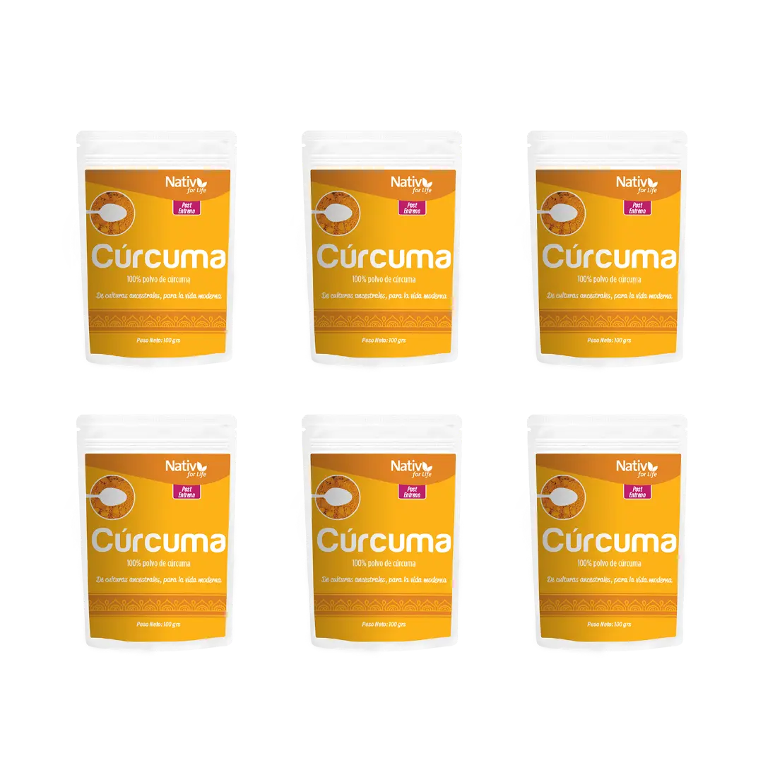 6X5 Cúrcuma Doy Pack - Nativ For Life