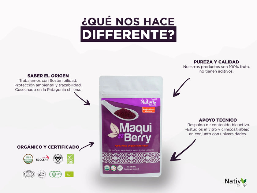 ⭐️Maqui polvo liofilizado⭐️ - Nativ For Life