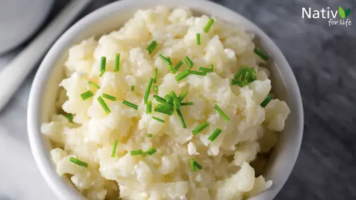 Puré de Coliflor y Rosa Mosqueta