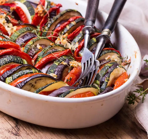 Ratatouille con salsa de Cranberry