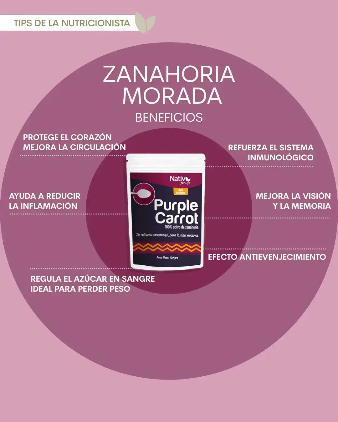 Zanahoria Morada Nativ For Life