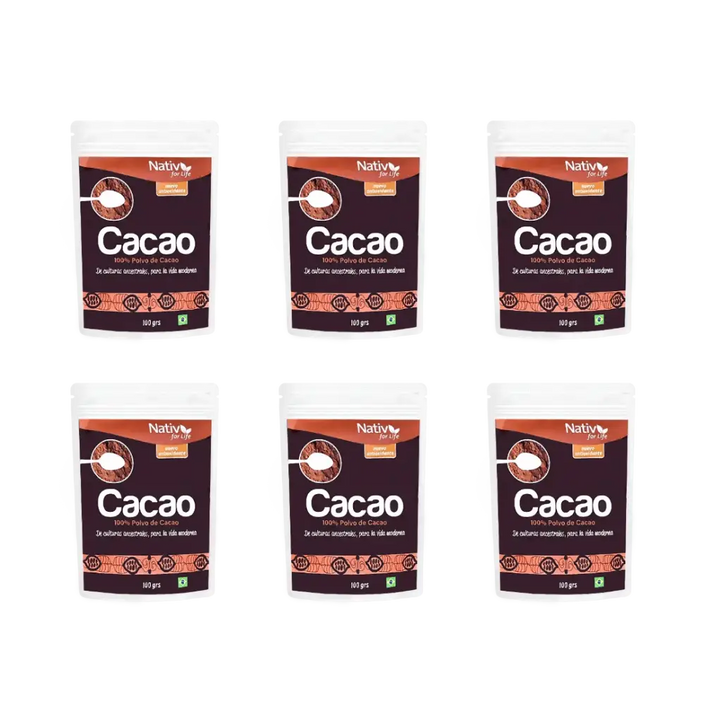 6X5 Cacao 100% Doy Pack - Nativ For Life