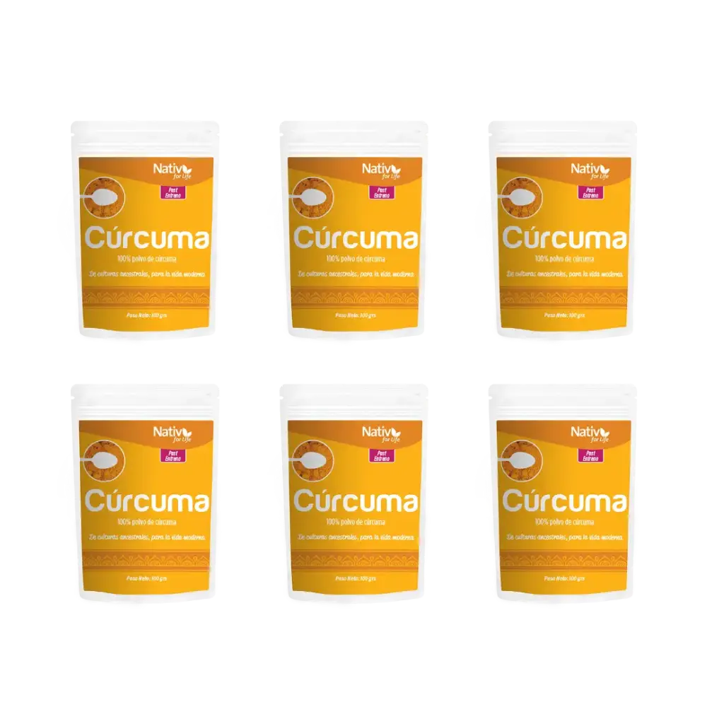 Pack 6 Cúrcuma | Bienestar articular | 6x5