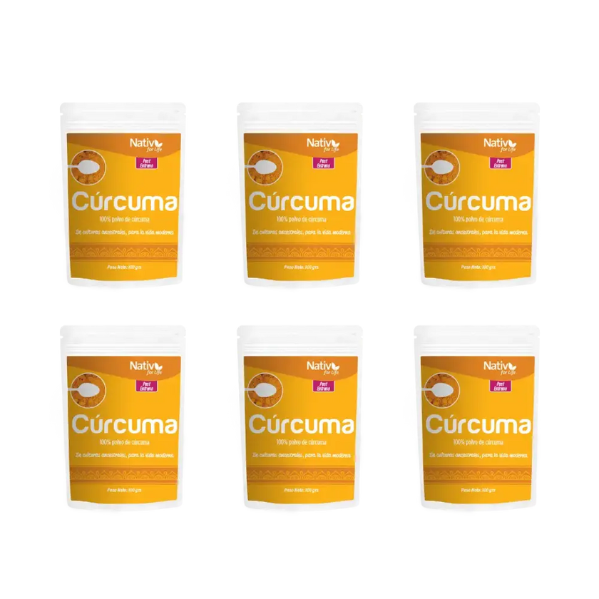 6X5 Cúrcuma Doy Pack - Nativ For Life