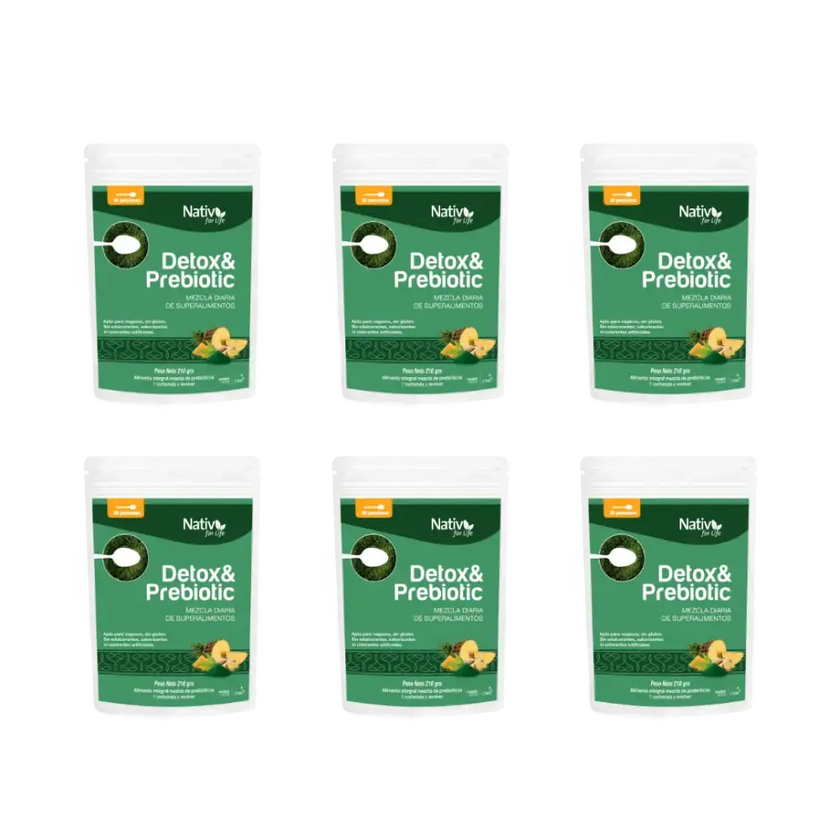 6X5 Detox & Prebióticos Doy Pack - Nativ For Life
