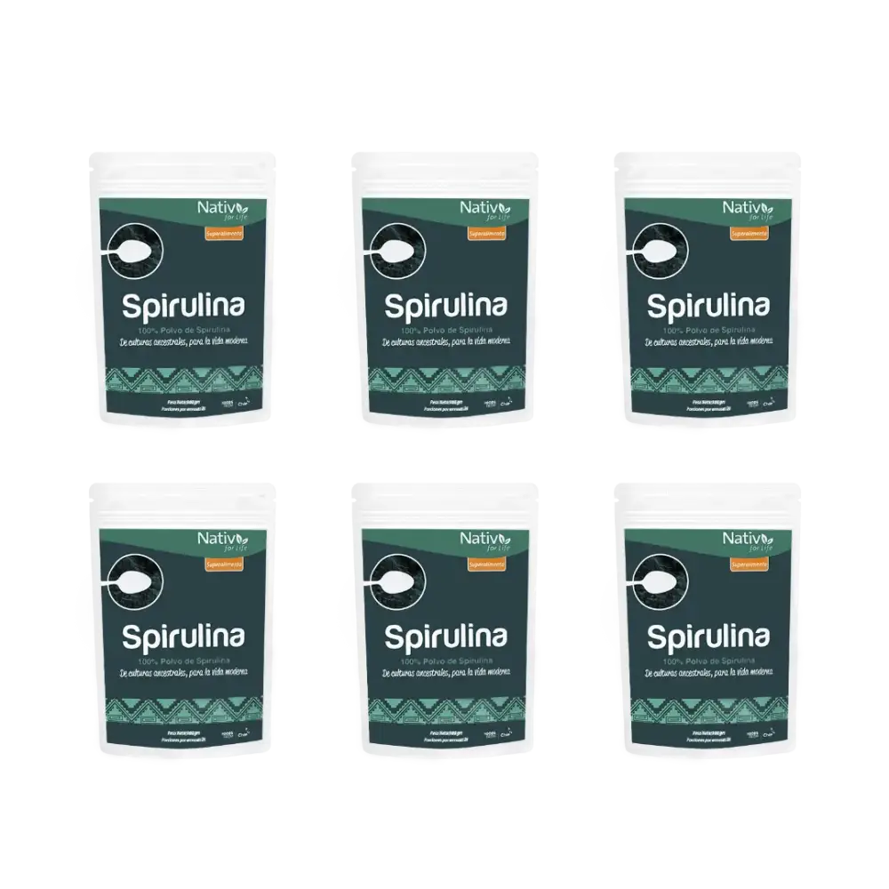 Pack 6 Espirulina | Proteína vegetal y nutrición | 6x5