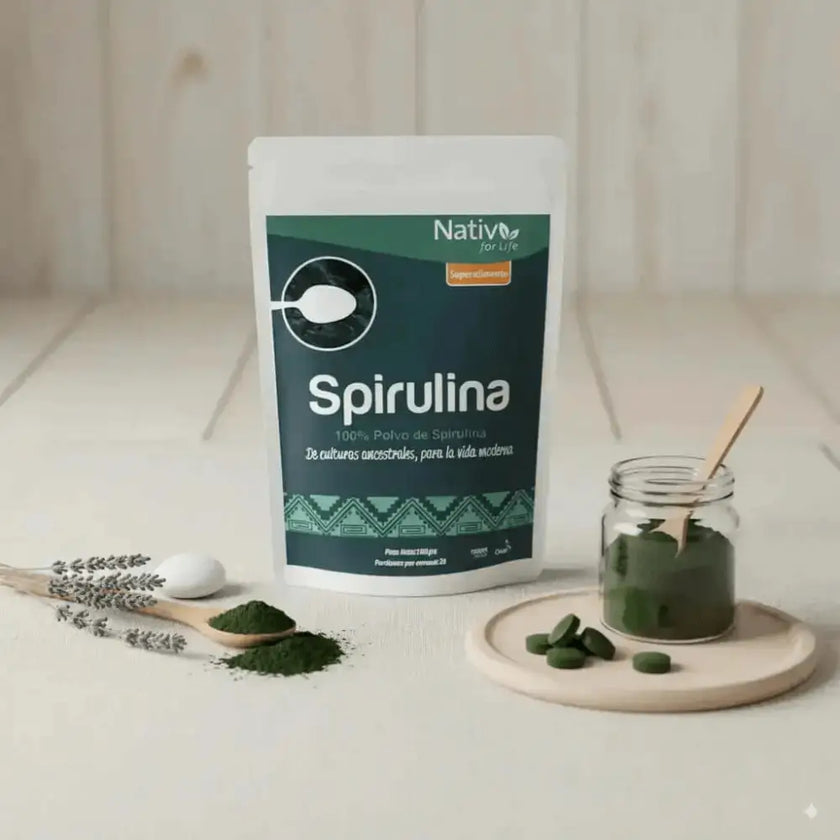 Espirulina en polvo Nativ For Life