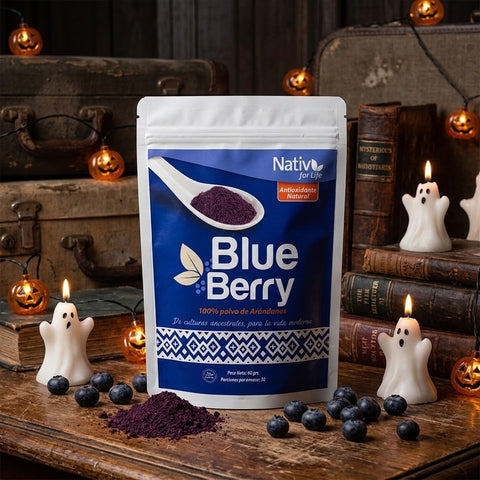 Arándano en polvo liofilizado 60 g | Nativ for Life