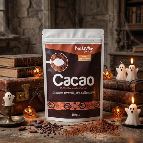 Cacao 100% en polvo | Energía y bienestar