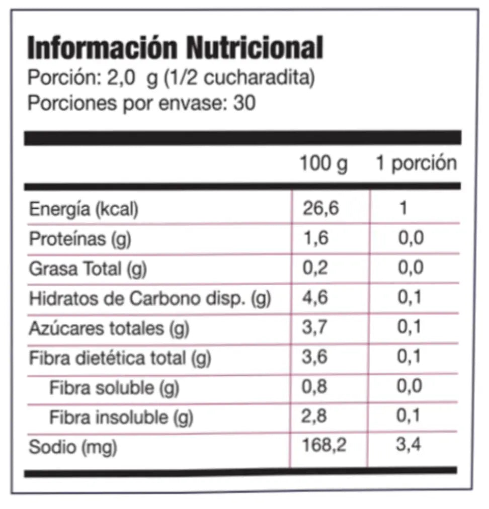Zanahoria Morada en polvo