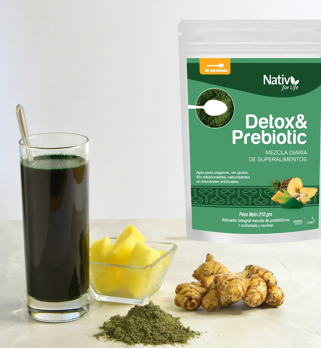 Detox y Prebióticos - Nativ For Life