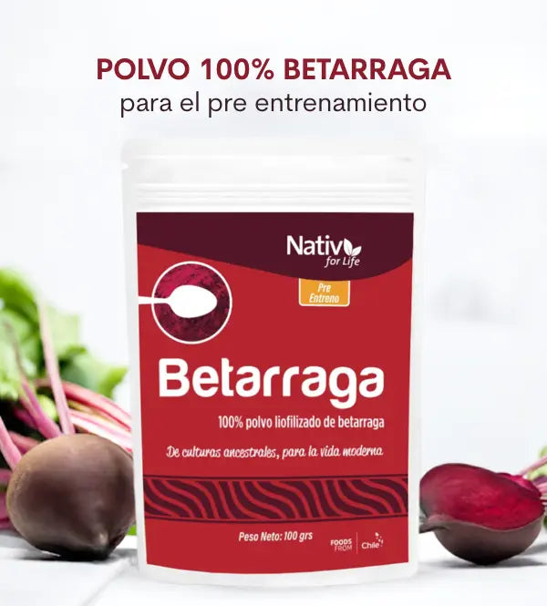 Betarraga en polvo Nativ For Life