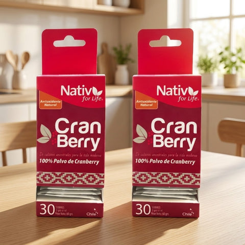 Dúo Cranberry Sachet | 60 porciones individuales