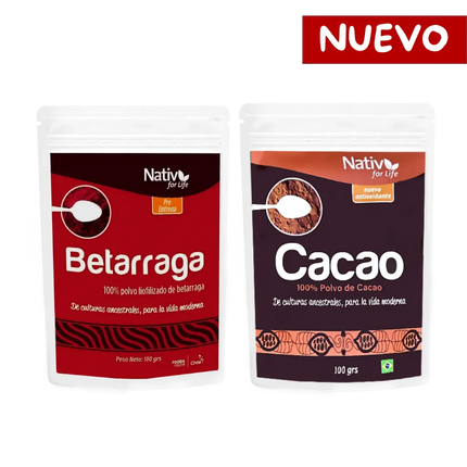 Dúo Betarraga + Cacao Nativ For Life