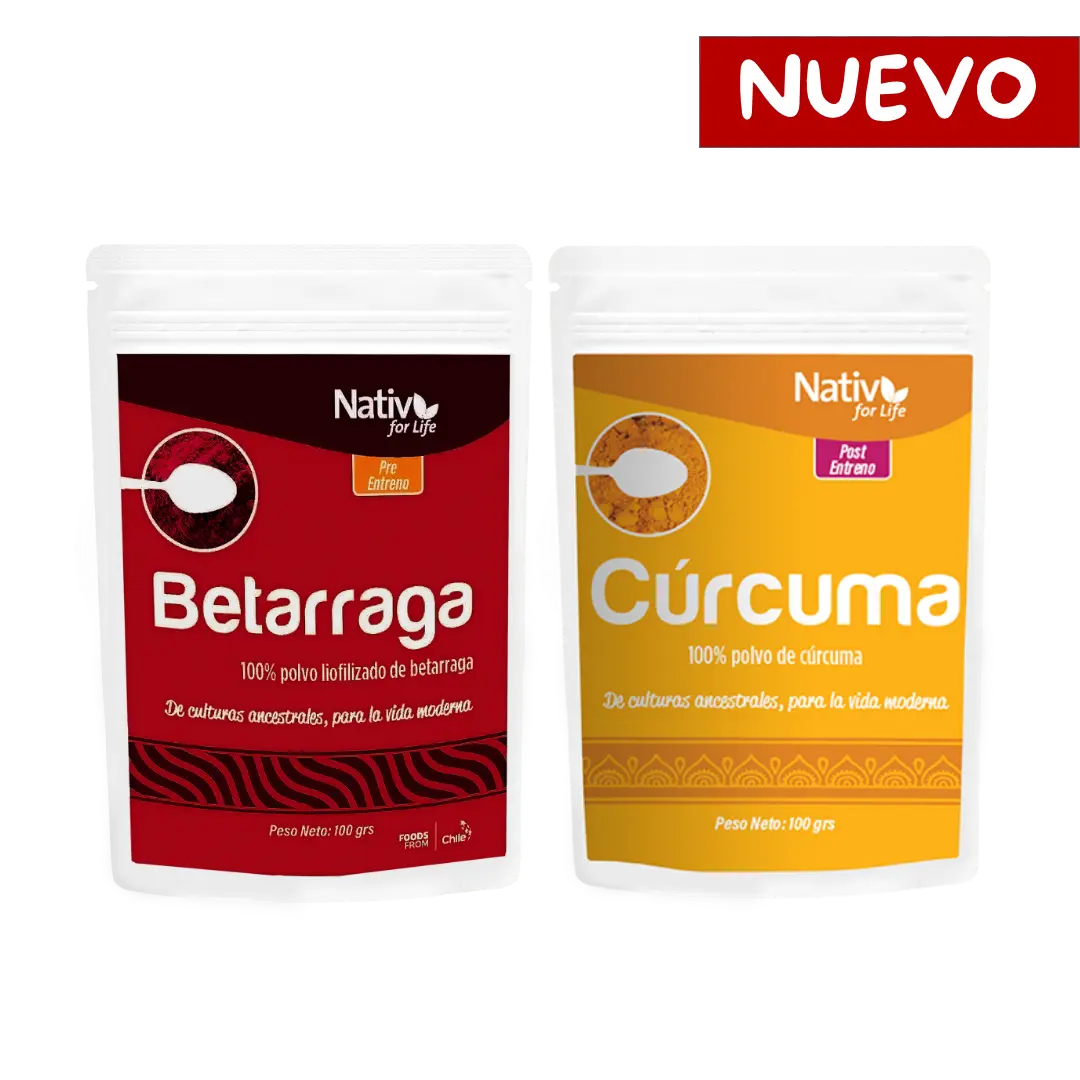 Dúo Betarraga + Cúrcuma Nativ For Life