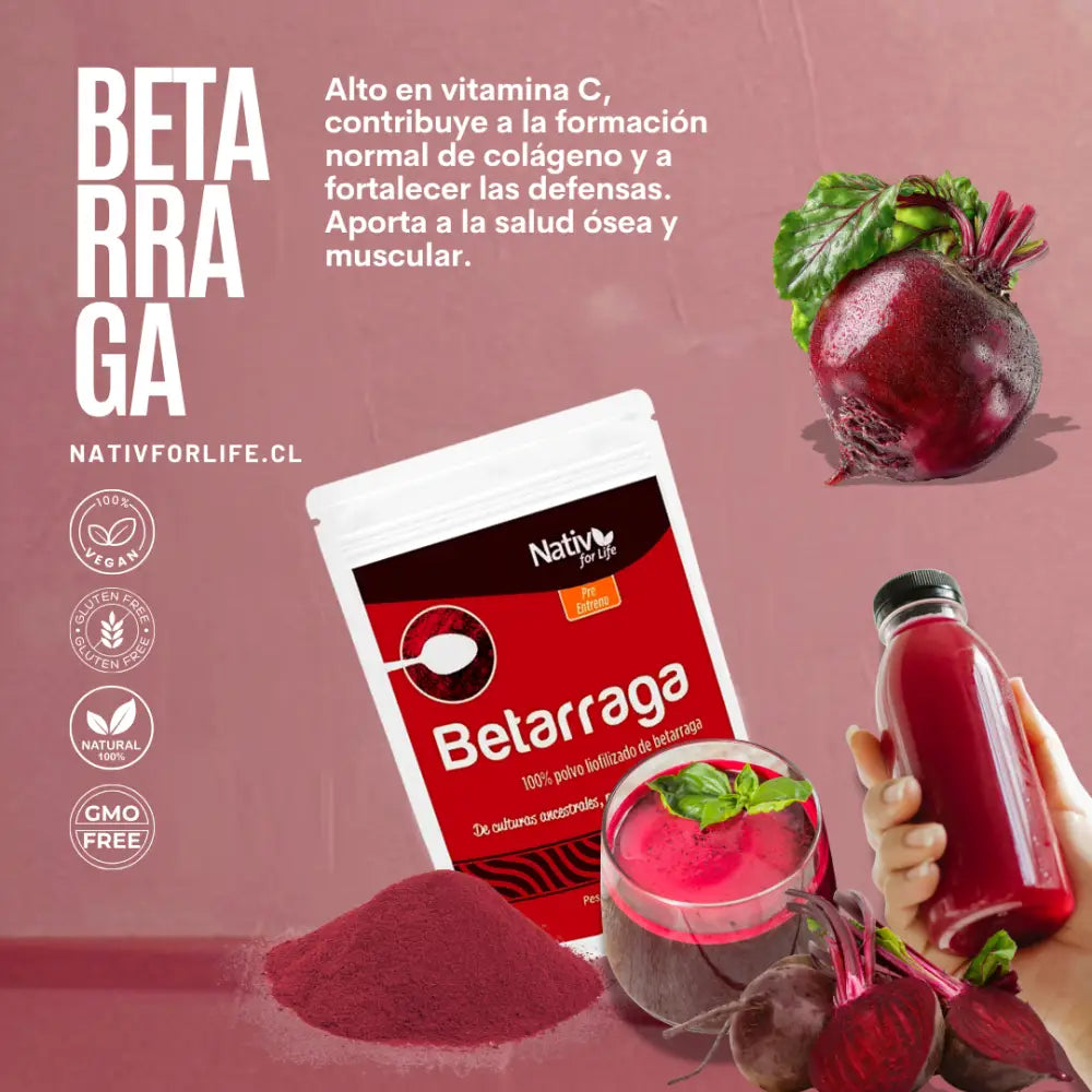 Betarraga en polvo - Doy Pack