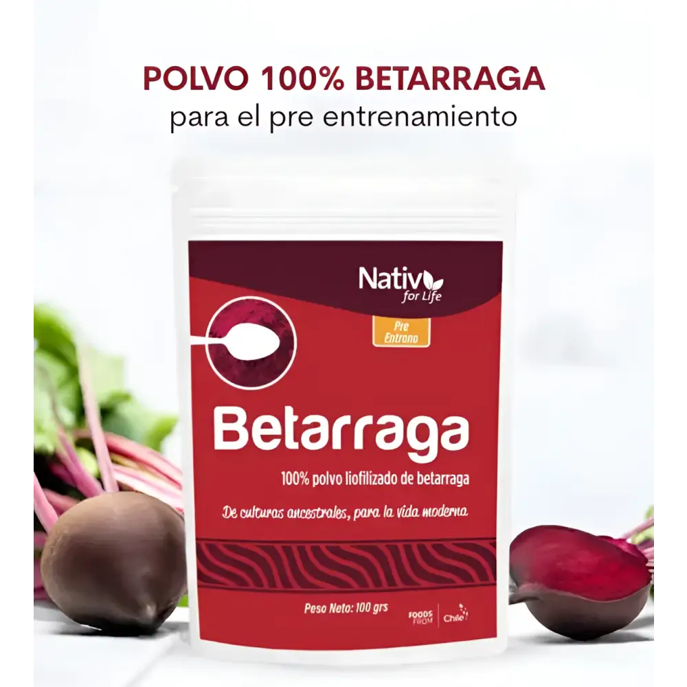 Betarraga en polvo Nativ For Life
