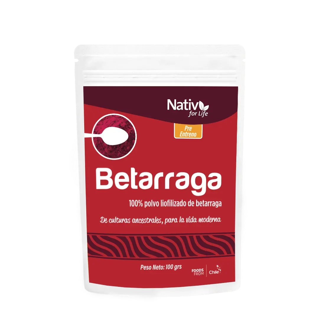 Betarraga polvo liofilizado - Nativ For Life