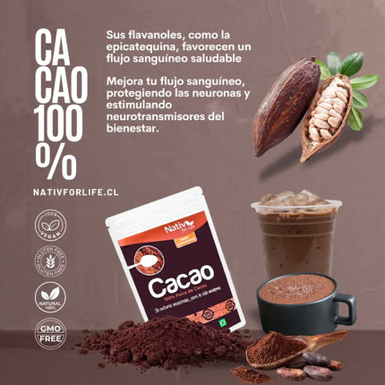 Cacao 100% en polvo - Doy Pack