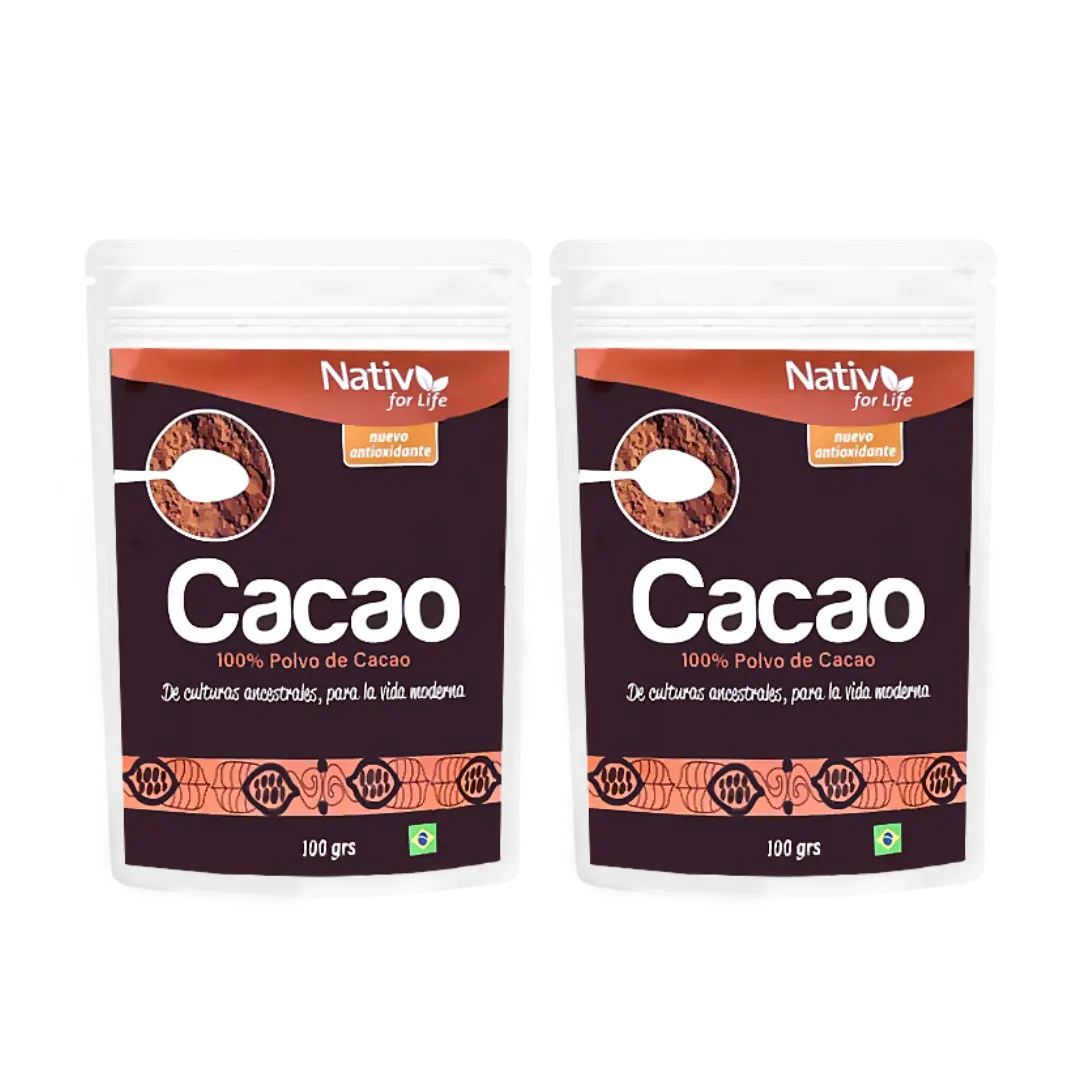 Dúo Cacao polvo liofilizado - Nativ For Life