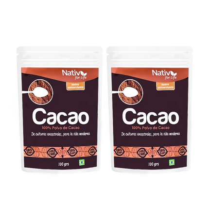 Dúo Cacao polvo liofilizado Nativ For Life