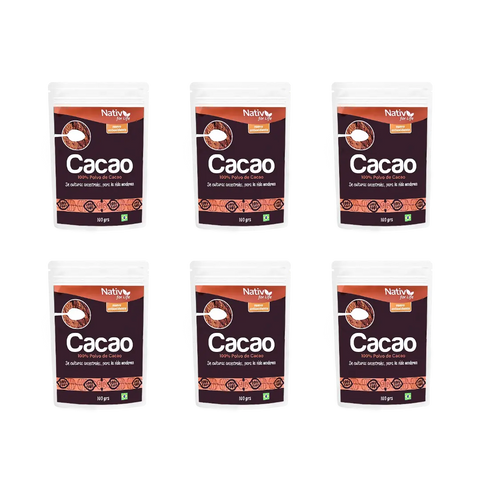 Six Cacao 100% Doy Pack polvo liofilizado Nativ For Life