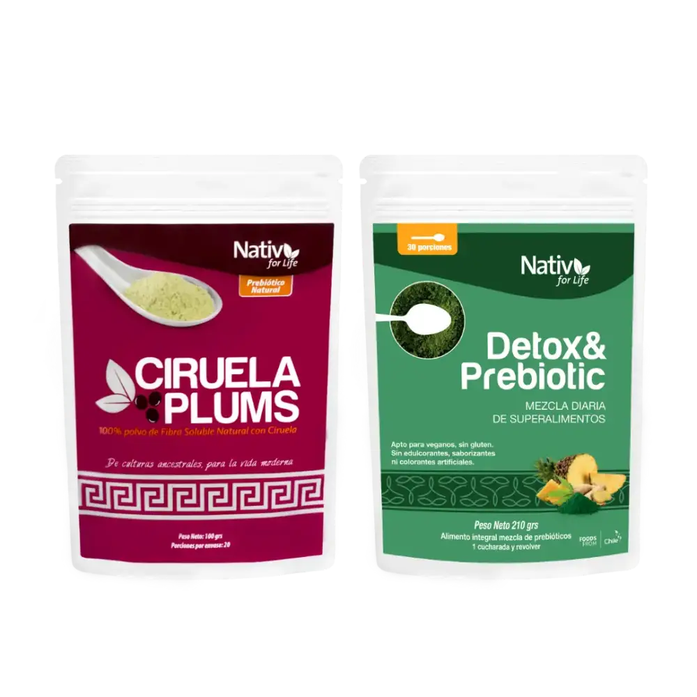 Dúo Digestión | Ciruela + Detox | Microbiota y fibra