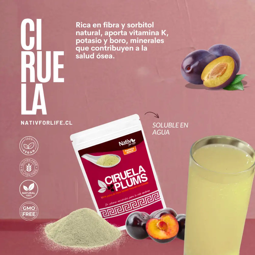 Ciruela con achicoria en polvo - Doy Pack
