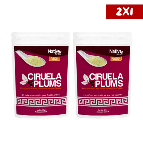Dúo Ciruela polvo liofilizado Nativ For Life