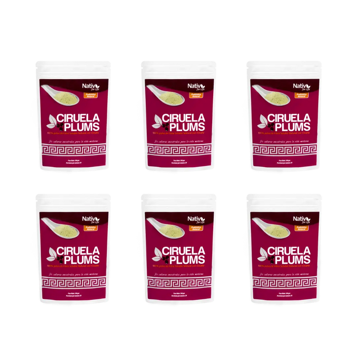 6X5 Ciruela Plums Doy Pack - Nativ For Life