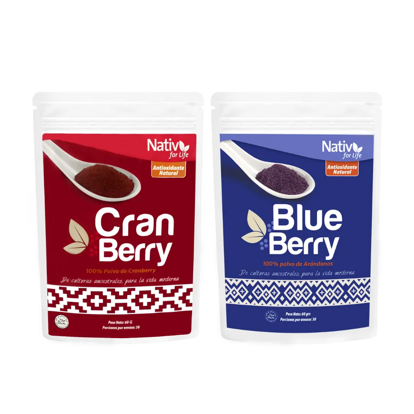 Dúo Arándanos polvo liofilizado Nativ For Life