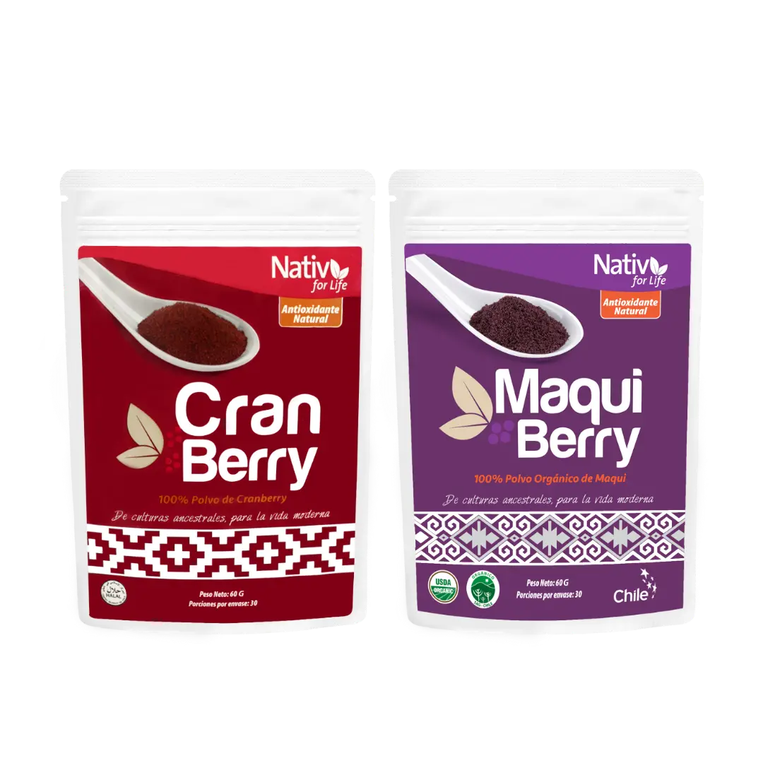 Dúo Cranberry y Maqui Nativ For Life