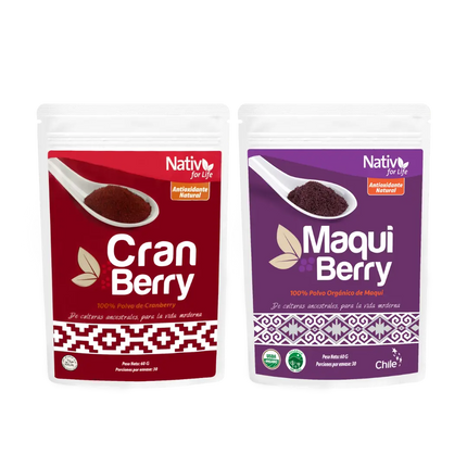 Dúo Cranberry y Maqui Nativ For Life