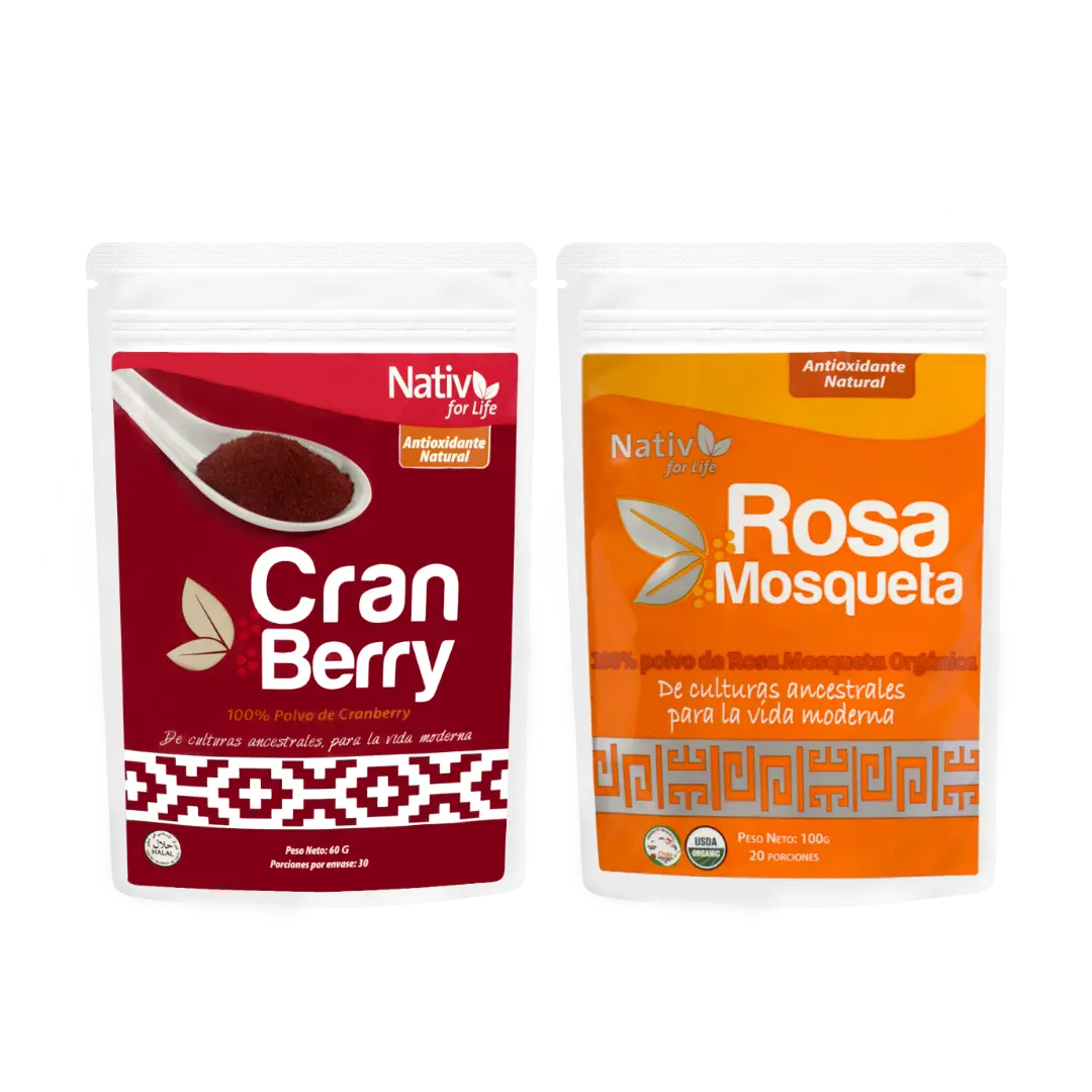 Dúo Cranberry Rosa Nativ For Life