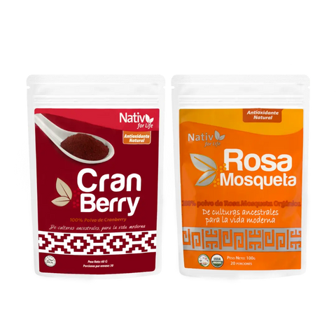 Dúo Cranberry Rosa Nativ For Life