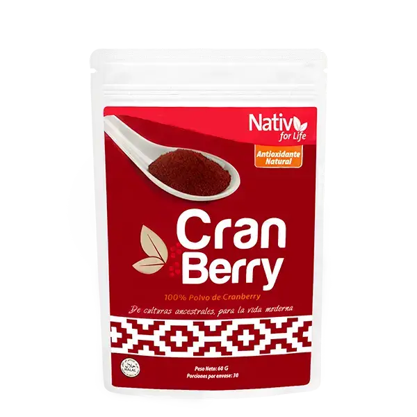 Cranberry polvo liofilizado - Nativ For Life