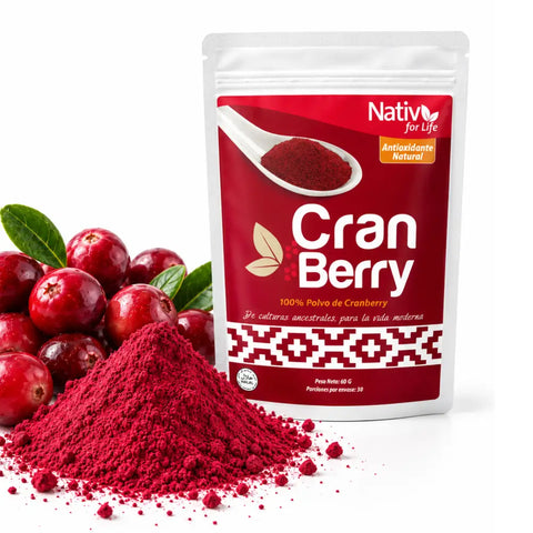 Cranberry en polvo liofilizado | 100% fruta - Doy Pack