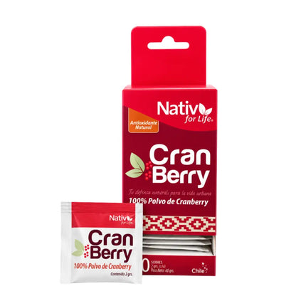 Cranberry en polvo Sachet | 30 porciones individuales - Sachet
