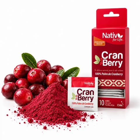Cranberry en polvo Sachet | 30 porciones individuales - Sachet