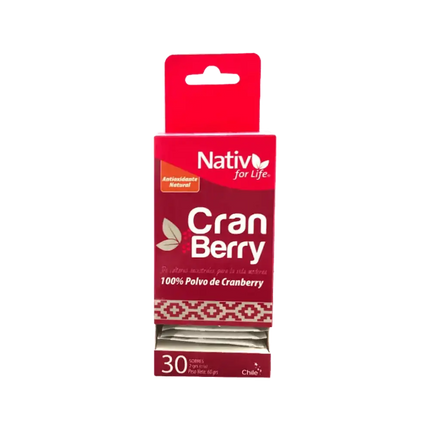 Cranberry Sachet polvo liofilizado - Nativ For Life