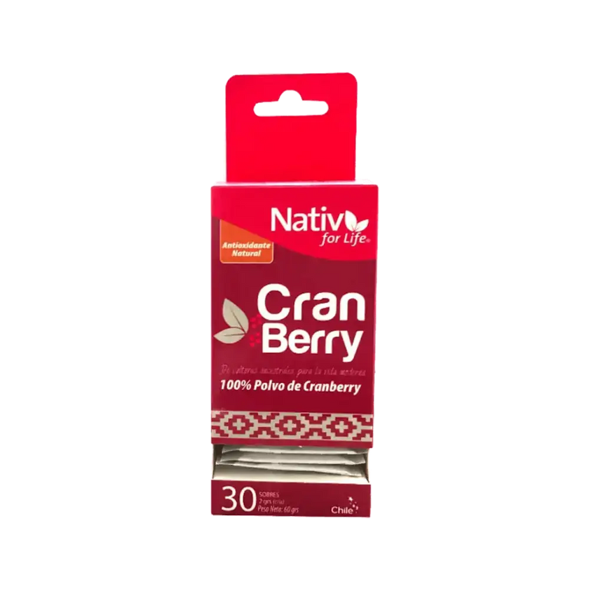 Cranberry Sachet polvo liofilizado - Nativ For Life