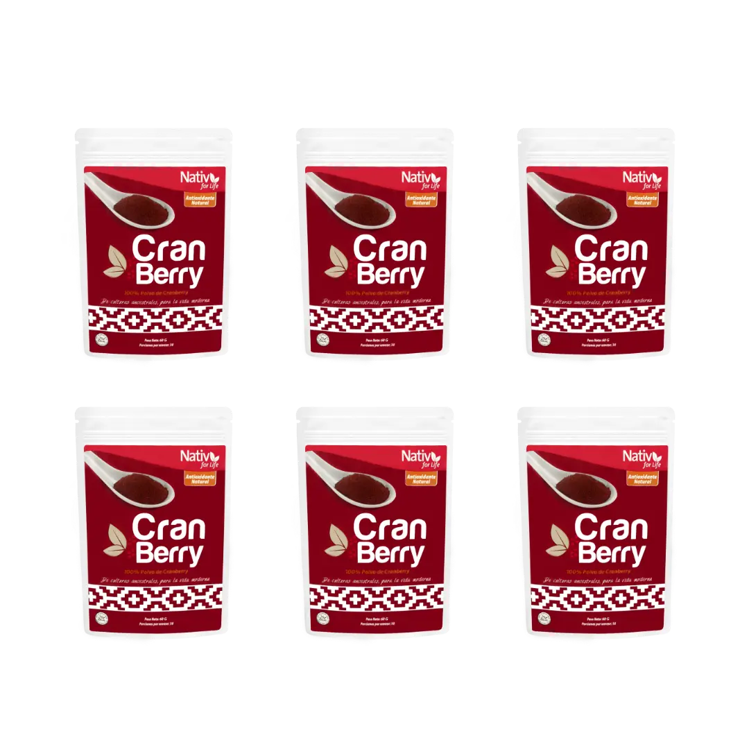 Six Cranberry Doy Pack Nativ For Life