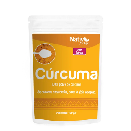 Cúrcuma 100% pura en polvo Nativ for Life