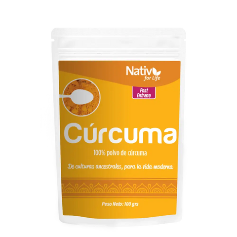 Cúrcuma 100% pura en polvo Nativ for Life