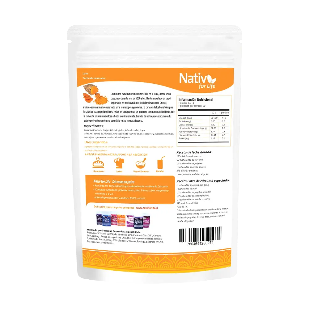 Cúrcuma - Nativ For Life