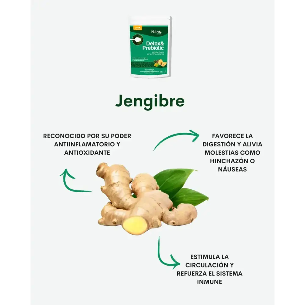 Detox y Prebióticos Nativ For Life