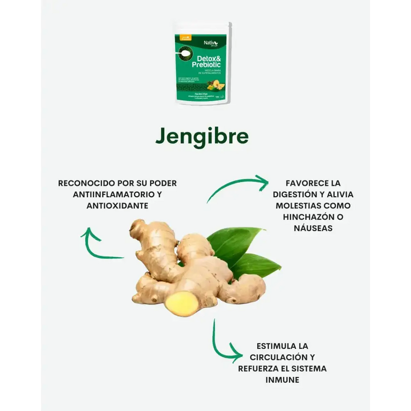 Detox y Prebióticos Nativ For Life