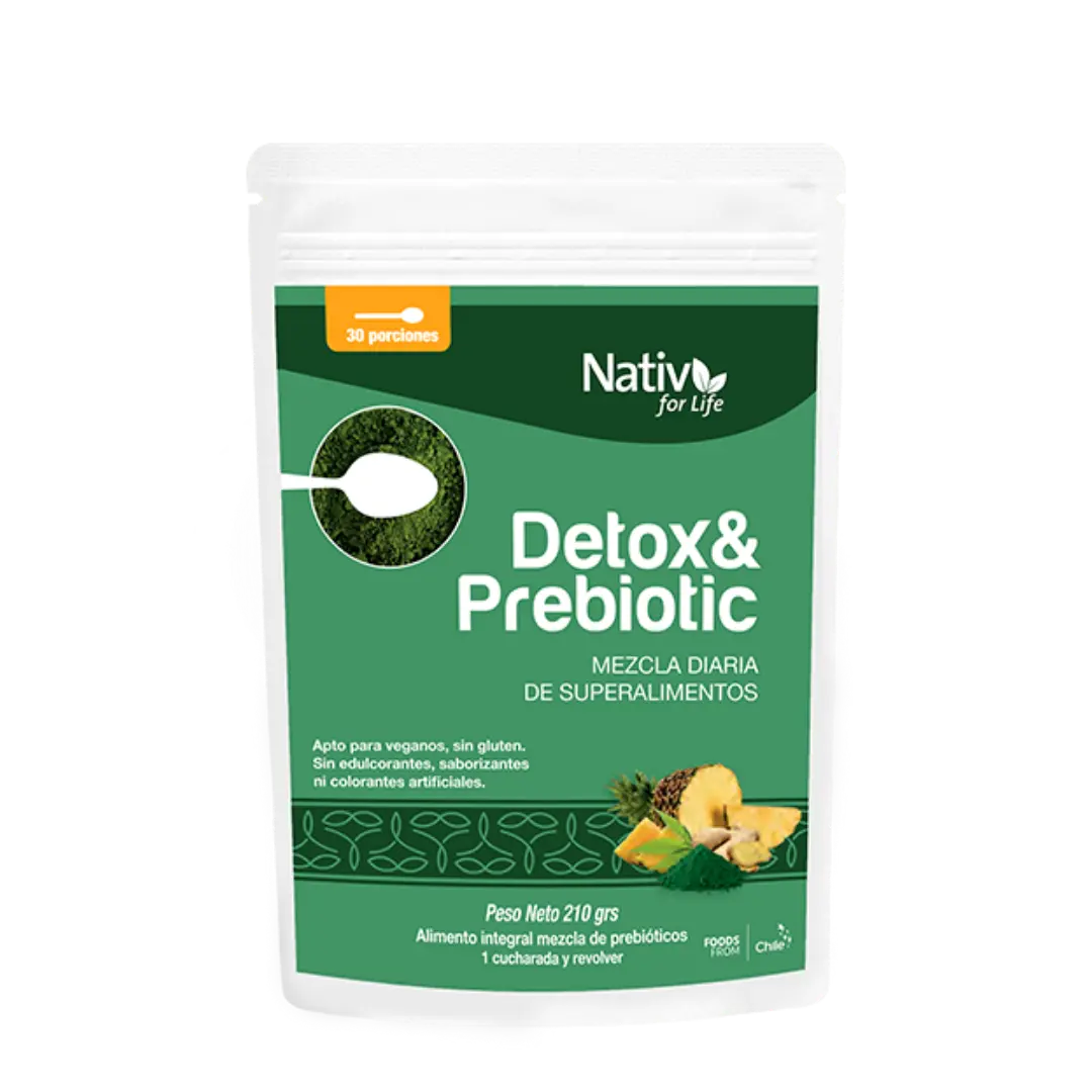 Six Detox & Prebióticos Doy Pack Nativ For Life